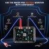 imageANCEL BM200 PRO 12V Battery Monitor 433MHZ Wireless Transmission Battery Monitor with Cranking ampamp Charging Test Voltage ampamp Temperature Monitoring Alarm Function for Car Motocycle RV Truck ampamp Boat