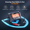 imageANCEL BM300 12V Battery Monitor Bluetooth 40 Automotive Voltmeter with Charging Cranking System Test ampamp Alarm  Compatible for Solar Power Systems RVs Motorcycles Boats Cars and TrucksOrange