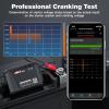 imageANCEL BM300 12V Battery Monitor Bluetooth 40 Automotive Voltmeter with Charging Cranking System Test ampamp Alarm  Compatible for Solar Power Systems RVs Motorcycles Boats Cars and TrucksBlack