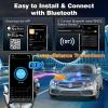 imageANCEL BM300 12V Battery Monitor Bluetooth 40 Automotive Voltmeter with Charging Cranking System Test ampamp Alarm  Compatible for Solar Power Systems RVs Motorcycles Boats Cars and TrucksBlack