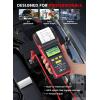 imageANCEL BST500 Car Battery Tester with Printer 12v 24v Automotive Battery Load Tester Cranking Charging System Analyzer 9999 Accuracy for Car Motorcycles Truck SUV ATV RV and More