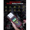 imageANCEL BST500 Car Battery Tester with Printer 12v 24v Automotive Battery Load Tester Cranking Charging System Analyzer 9999 Accuracy for Car Motorcycles Truck SUV ATV RV and More