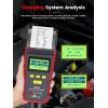 imageANCEL BST500 Car Battery Tester with Printer 12v 24v Automotive Battery Load Tester Cranking Charging System Analyzer 9999 Accuracy for Car Motorcycles Truck SUV ATV RV and More