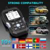 imageANCEL BZ700 OBD2 Scanner fit for Mercedes Benz Sprinter SmartFull System Car Code Reader Diagnostic Tool with All Reset Services Battery Registration ABS Bleed Airbag EPB Oil SAS TPS CKP Active TestBLACK