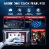 imageANCEL DS160 OBD2 Scanner for Kia Hyundai Full System Bidirectional Scan Tool 30 Reset Functions ABS Bleed Gearbox Learn Battery Match SAS Oil Reset Lifetime Free Updates Full OBD2 AutoVIN