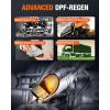 imageANCEL HD3400 Pro Heavy Duty Truck Scanner  DPF Regeneration Lifetime Free Update Compatible with Commercial Vehicles with Cummins Paccar Caterpillar Detroit Volvo Mack International EnginesDark Black