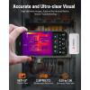 imageANCEL IR101 Thermal Imaging Camera for Android USBC Smartphones  256x192 IR Resolution 25Hz Frame Rate Infrared Camera 024W LowPower Accurate Thermal Imager for Home HVAC Plumbing InspectionIR101 Silver fit for iOS Lightning Port