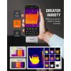 imageANCEL IR101 Thermal Imaging Camera for Android USBC Smartphones  256x192 IR Resolution 25Hz Frame Rate Infrared Camera 024W LowPower Accurate Thermal Imager for Home HVAC Plumbing InspectionIR101 Silver fit for iOS Lightning Port