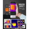 imageANCEL IR101 Thermal Imaging Camera for Android USBC Smartphones  256x192 IR Resolution 25Hz Frame Rate Infrared Camera 024W LowPower Accurate Thermal Imager for Home HVAC Plumbing InspectionIR101 Silver fit for Android USB C Port