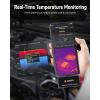 imageANCEL IR101 Thermal Imaging Camera for Android USBC Smartphones  256x192 IR Resolution 25Hz Frame Rate Infrared Camera 024W LowPower Accurate Thermal Imager for Home HVAC Plumbing InspectionIR101 Grey fit for Android USB C Port