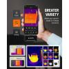 imageANCEL IR101 Thermal Imaging Camera for Android USBC Smartphones  256x192 IR Resolution 25Hz Frame Rate Infrared Camera 024W LowPower Accurate Thermal Imager for Home HVAC Plumbing InspectionIR101 Grey fit for iOS Lightning Port