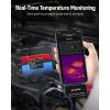 imageANCEL IR101 Thermal Imaging Camera for Android USBC Smartphones  256x192 IR Resolution 25Hz Frame Rate Infrared Camera 024W LowPower Accurate Thermal Imager for Home HVAC Plumbing InspectionIR101 Grey fit for iOS Lightning Port