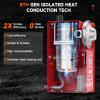 imageANCEL L100PRO Smoke Machine Automotive Builtin Air Compressor Adjustable Digital Pressure Gauge ampamp Flow Dial Safe Car Smoke Leak Tester for EVAP Vacuum Fuel Exhaust Intake Pipes Leak Detectionorange
