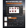 imageANCEL MT500 PRO Motorcycle Scanner Full System Motorcycle OBD2 Scanner for 1000 Models 30 Service Functions 8 Adapters Fits for Harley Honda Yamaha Indian Kawasaki Suzuki Polaris BRP Victoryred