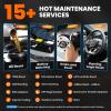 imageANCEL OBD2 Scanner FX6100 Bidirectional Scan Tool All Systems Car Scanner Diagnostic Tool with Active Test 15 Reset Services Oil LightEPBBMSABS BleedingSAS Reset CANFD AutoVIN Free Update