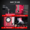 imageANCEL S3000US Smoke Machine Automotive with Builtin Air Compressor Pressure Gauge ampamp Adjustable Flow Meter Automotive Smoke Machine Leak Detector for EVAP Fuel Vacuum System ampamp MoreRed
