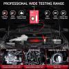 imageANCEL S3000US Smoke Machine Automotive with Builtin Air Compressor Pressure Gauge ampamp Adjustable Flow Meter Automotive Smoke Machine Leak Detector for EVAP Fuel Vacuum System ampamp MoreRed