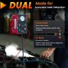 imageANCEL Smoke Machine Automotive Built in Air Pump EVAP Smoke Machine Leak Tester with Pressure Gauge Flow Meter Odorless Automotive Smoke Machine Leak Detector Vacuum Smoke Tester Automotive