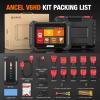 imageANCEL V6HD Heavy Duty Truck Scanner 2024 Diesel Diagnostic Scan Tool with Wide US Diesel Truck Compatibility 40 Resets ECU Coding Free Update DPF Regen for Cummins Caterpillar Paccar Detroit