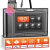 imageANCEL HD3400 Pro Heavy Duty Truck Scanner Lifetime Free Updates DPF Regen for Cummins Detroit Caterpillar ampamp Paccar Wide Compatibility with US Trucks 2in1 Code Reader for Trucks ampamp Cars