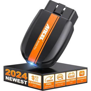 imageANCEL BD200 Pro OBD2 Scanner Bluetooth Enhanced Wireless Code Readers ABS SRS Transmission Airbag Car Scanner Diagnostic Tool with Battery Test Check Engine Light Exclusive App for iPhone ampamp Android