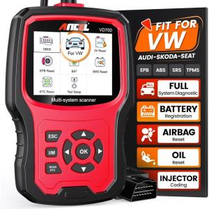 imageANCEL BD500 Bluetooth Diagnostic Scan Tool for VW Audi Seat Skoda Diagnosis Full Systems Volkswagen OBD2 Scanner Vag Car Code Reader with Battery Check EPB Reset for iPhone iPad ampamp Androidpink