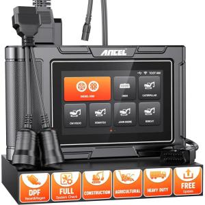 imageANCEL HD3600 Heavy Equipment Diagnostic Tool with DPF Regen Full System Heavy Duty Truck Scanner Machinery Scan Tool Diesel Code Reader Fit for Cummins Caterpillar John Deere Komatsu YanmarampampCaseblack
