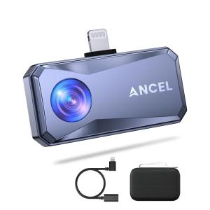 imageANCEL IR101 Thermal Imaging Camera for Android USBC Smartphones  256x192 IR Resolution 25Hz Frame Rate Infrared Camera 024W LowPower Accurate Thermal Imager for Home HVAC Plumbing InspectionIR101 Grey fit for iOS Lightning Port