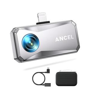 imageANCEL IR101 Thermal Imaging Camera for Android USBC Smartphones  256x192 IR Resolution 25Hz Frame Rate Infrared Camera 024W LowPower Accurate Thermal Imager for Home HVAC Plumbing InspectionIR101 Silver fit for iOS Lightning Port