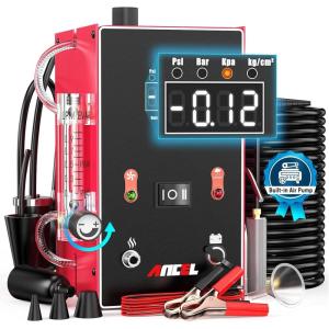 imageANCEL L300 Smoke Machine Automotive Builtin Air Pump Professional Car Smoke Leak Tester with Digital Pressure Gauge ampamp Adjustable Flow Meter Auto EVAP Leaks Diagnostic Tester for All 12V VehiclesL300 with Digital Pressure Gauge