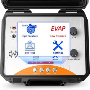 imageANCEL L8000 Automotive Smoke Machine  Dual Mode Diagnostic Leak Tester for EVAP ampamp Turbo Systems  Builtin Air Pump ampamp Color LCD  Adjustable Pressure ampamp Run Time  Compatible with Multiple VehiclesBlack