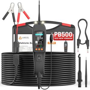 imageANCEL PB500 Automotive Power Circuit Probe Tester Kit 1224V Car Electrical ShortOpen Breaker Finder ACDC Diode Resistance Frequency Injector Relay Tester Duty CycleDigital MultimeterOhmmetersPB500