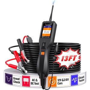 imageANCEL PB500 Automotive Power Circuit Probe Tester Kit 1224V Car Electrical ShortOpen Breaker Finder ACDC Diode Resistance Frequency Injector Relay Tester Duty CycleDigital MultimeterOhmmetersALPB50