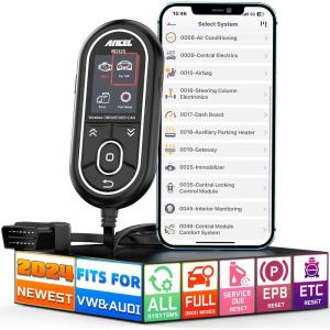 imageUpgraded BD310 for VW Audi Skoda Seat ANCEL BD320 OBD2 Scanner All System Diagnostic Tool with EPBThrottleOil Reset Check Engine Code Reader for Cars Bluetooth ampamp Wired ampamp HUD 3 in 1
