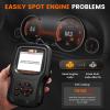 imageANCEL AD530 OBD2 Scanner Diagnostic Tool Universal Check Engine Code Reader with Live Data Car Diagnostic Tool with Upgraded Battery Tester ampamp All OBD2 Functions for 1996 Vehicles Upgraded AD310Black