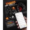 imageANCEL BD310 OBD2 Scanner Diagnostic Tool  3 in 1 OBD2 Scanner Bluetooth  App Based OBDII Scan Tool for Android ampamp iPhone  Check Engine Light Code Reader  Wired Bluetooth and Headsup Display