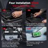 imageANCEL BM200 PRO 12V Lead Acid Battery Monitor ampamp Tester 433MHZ Wireless Transmission with Cranking Charging Voltage Temperature Test ampamp Alarm Auto Standby Suitable For Car Truck RV ATV SUV Boat Etc