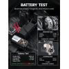 imageANCEL BT521 3in1 Car Battery Charger Tester and Maintainer for 12V LeadAcid Batteries 5A Smart Trickle Charger and Desulfator with Overcharge Protection ampamp Temperature Compensation LCD Display
