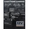 imageANCEL BT521 3in1 Car Battery Charger Tester and Maintainer for 12V LeadAcid Batteries 5A Smart Trickle Charger and Desulfator with Overcharge Protection ampamp Temperature Compensation LCD Display