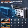 imageANCEL HD8000 Heavy Duty Truck Scanner DPF Reset ampamp Forced Regen Diesel Scanner Diagnostic Tool with Speed Limit Idle Speed Coding ampamp Oil Service Reset for Trucks Buses Free Update LifetimeHD8000