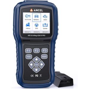 imageANCEL AD610 Pro ABS SRS OBD2 Scanner ABS Bleeding SAS Calibration ABS Airbag EPB Oil Reset Full OBD2 Functions AutoVIN Free Lifetime WiFi UpdatesBlue