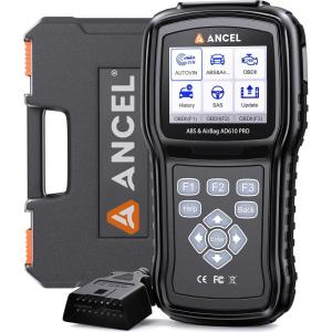 imageANCEL AD610 Pro OBD2 Scanner  ABS SRS Code Reader Check Engine Light Diagnostic Tool with ABS Bleeding AutoVIN RealTime Data Full OBD2 Functions SASOilEPB Reset