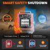 imageANCEL L5000 PRO Upgraded Smoke Machine Automotive Adds Pressure Decay ampamp Vacuum Test for EVAP Turbo Vacuum ampamp More Smoke Tester Automotive with Builtin Pump LCD Screen Detects Micro to Major Leaks