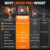 imageANCEL L5000 PRO Upgraded Smoke Machine Automotive Adds Pressure Decay ampamp Vacuum Test for EVAP Turbo Vacuum ampamp More Smoke Tester Automotive with Builtin Pump LCD Screen Detects Micro to Major Leaks