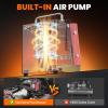 imageANCEL L5000 PRO Upgraded Smoke Machine Automotive Adds Pressure Decay ampamp Vacuum Test for EVAP Turbo Vacuum ampamp More Smoke Tester Automotive with Builtin Pump LCD Screen Detects Micro to Major Leaks