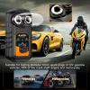 imageUpgraded SP02 ANCEL SP21 Spark Plug Tester Dual Holes Test Spark Plug Tool Car Motorcycle Engine Ignition Tester 0 to 6000RPM Spark Tester Socket with MistakeProof DesignOrange