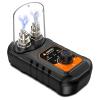 imageUpgraded SP02 ANCEL SP21 Spark Plug Tester Dual Holes Test Spark Plug Tool Car Motorcycle Engine Ignition Tester 0 to 6000RPM Spark Tester Socket with MistakeProof DesignOrange