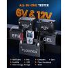 imageANCEL BA101 Plus Car Battery Tester 6V 12V Load Tester202000 CCA Digital Automotive Alternator Analyzer Charging Cranking System Diagnostic Tool for Car Truck Motorcycle SUV Boat RV and More