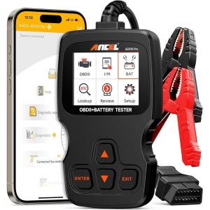 imageANCEL AD310 Pro 2in1 OBD2 Scanner ampamp 12V Battery Tester Bluetooth Diagnostic Tool with Cranking Charging Test ampamp Code Reader for 1996 OBDII Vehicles