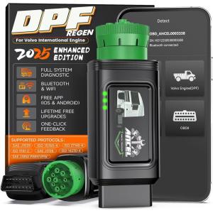 imageANCEL HD120 Heavy Duty Truck Scanner with DPF Regen for Volvo ampamp International Engine FullSystem HDOBD Diesel Truck Diagnostic Tool Lifetime Free Updates